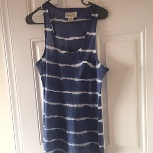 Ralph Lauren Denim & supply gray/ blue white top